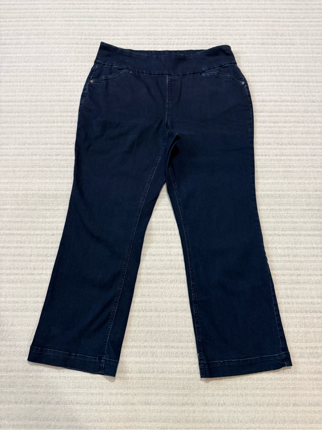 Est 1946 Denim Womens Plus Sz 18w Dark Indigo High Rise Bootcut Jeans